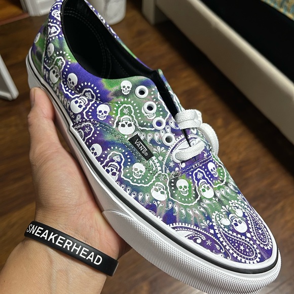 Vans Era Bandana Tie Dye Purple Canvas size 9.5 brand new - Picture 1 of 9